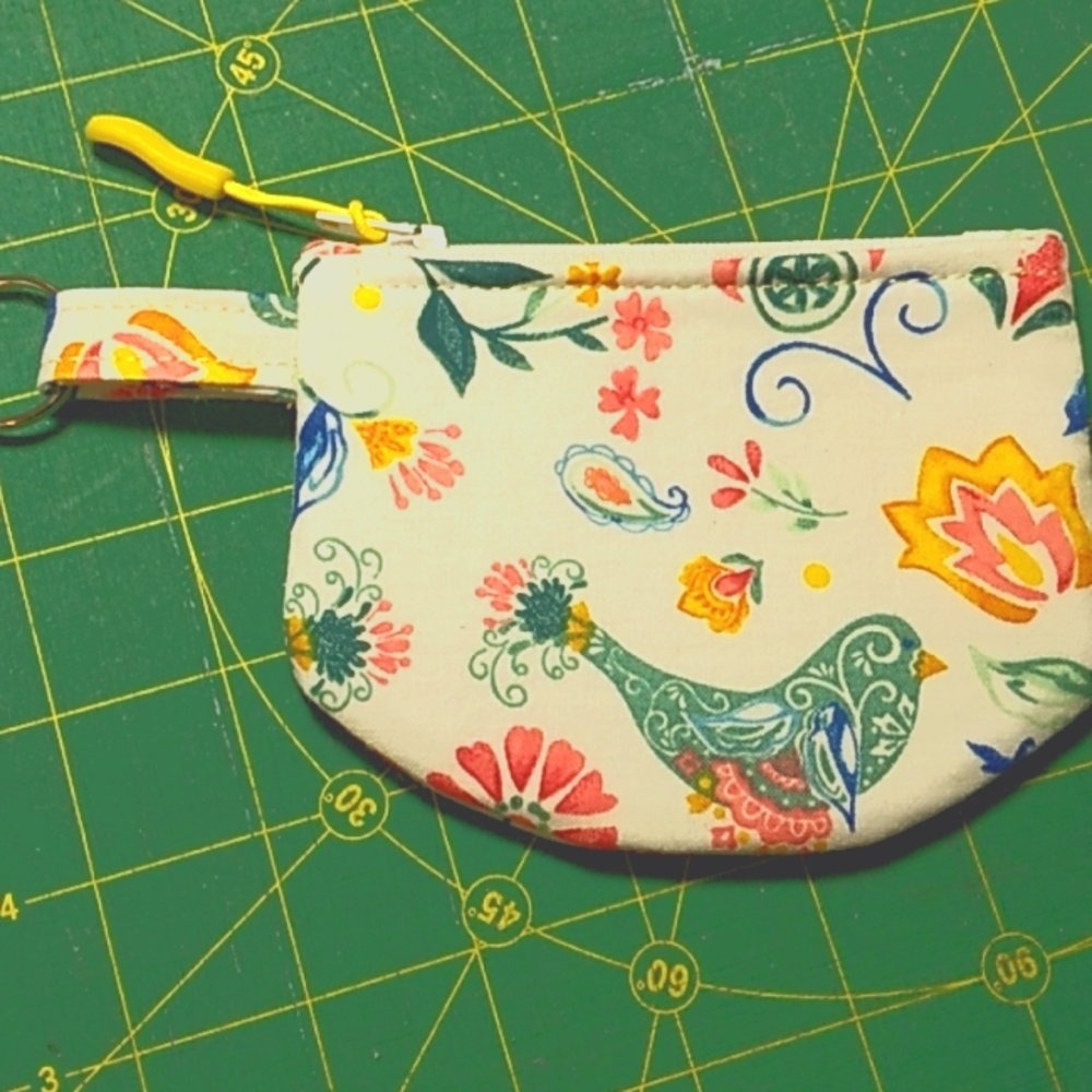 Coin/Keychain zippered pouch